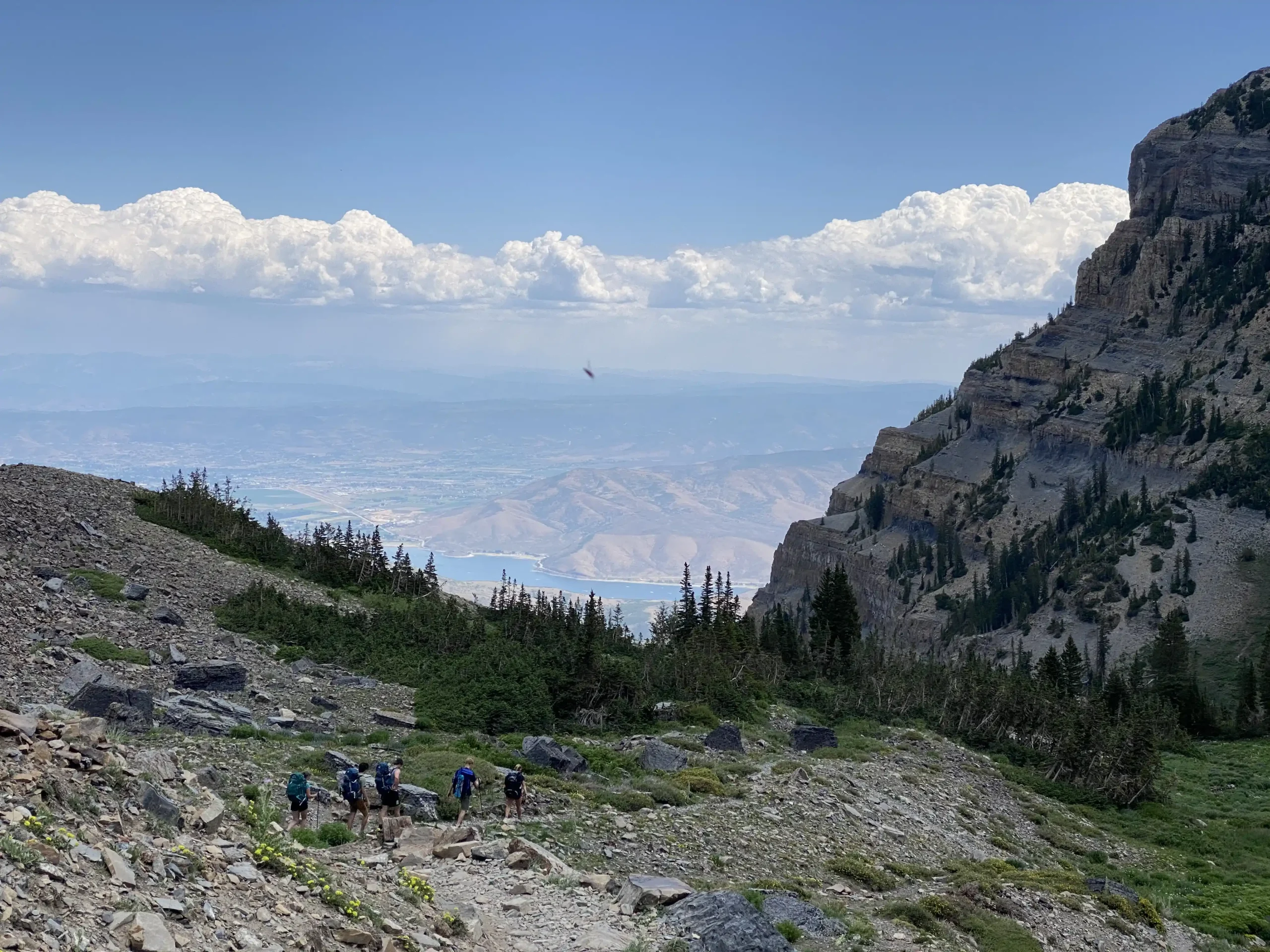 A view of Deer Creek Reservoir from Aspen Grove