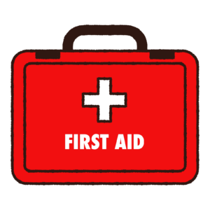 Icon shows a first aid kit